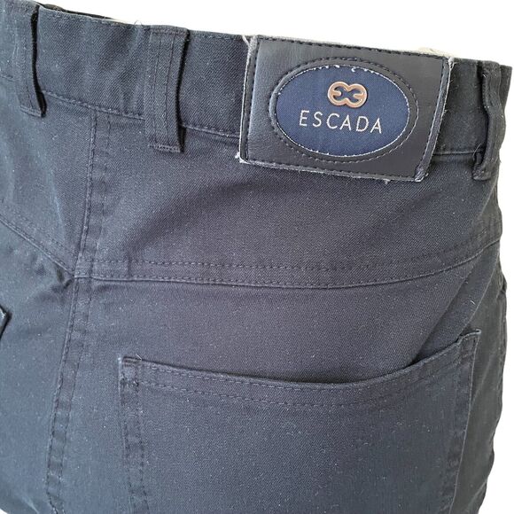 Escada 90s Highwaist Black Cotton Mom Jeans M - Picture 9 of 11